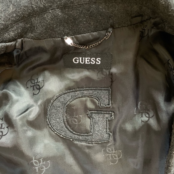 Guess Dark Gray Small Peacoat - Picture 6 of 7